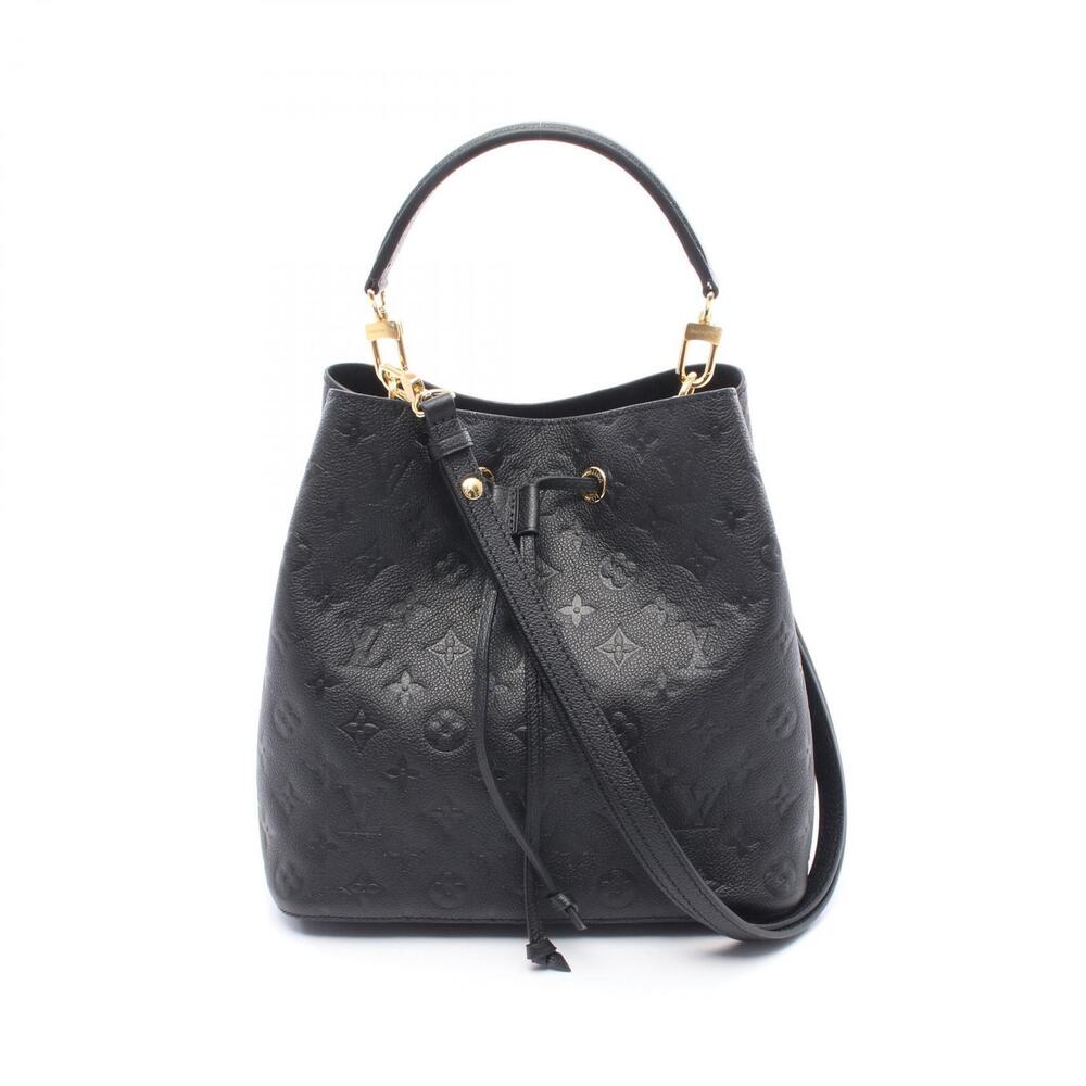 Louis Vuitton NeoNoe Empreinte Leather Handbag Black